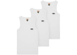 Corteiz HMP Essentials Tank Top (3 Pack) White - product view 2