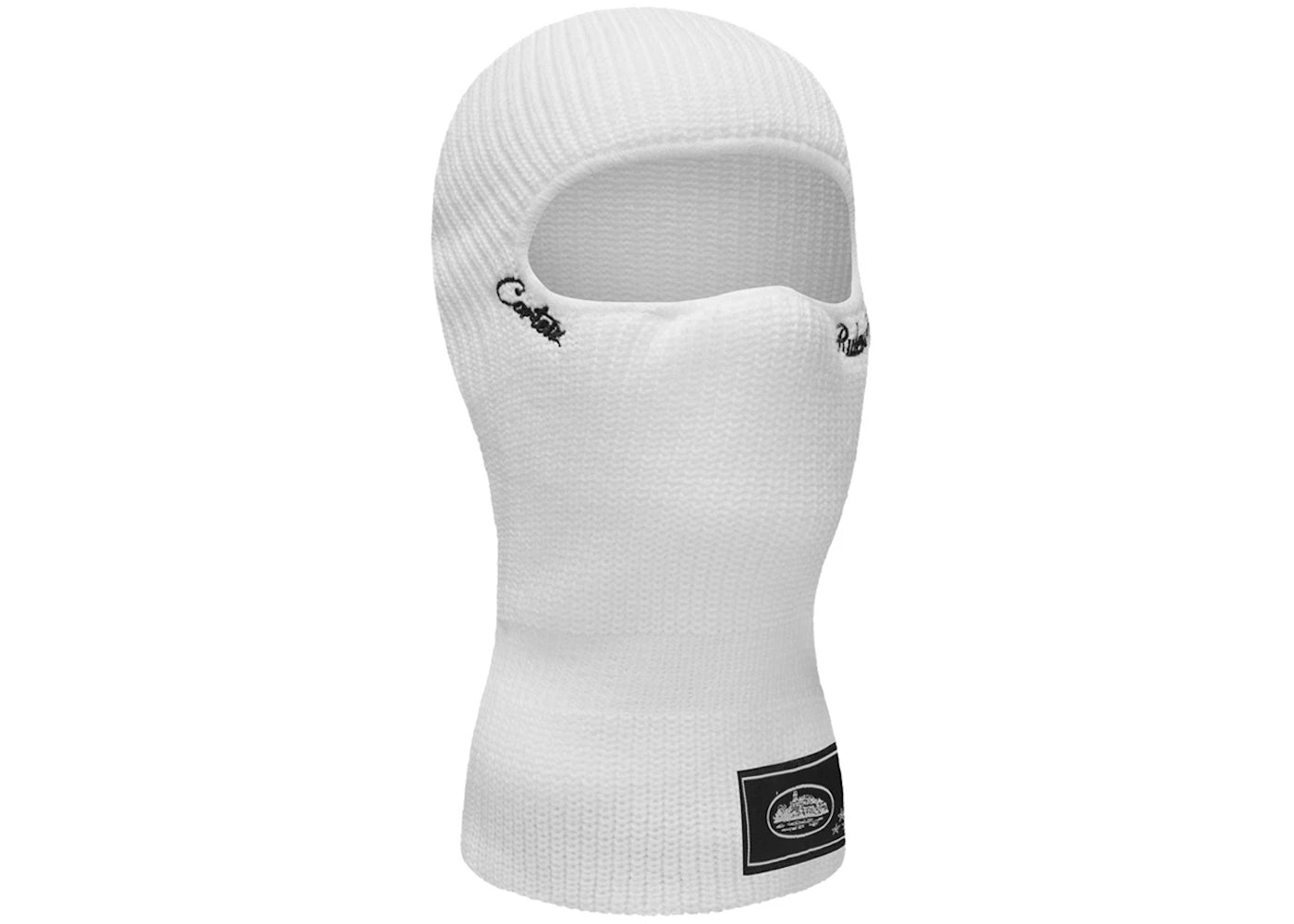 Corteiz Knit Balaclava White/Black - vue secondaire B