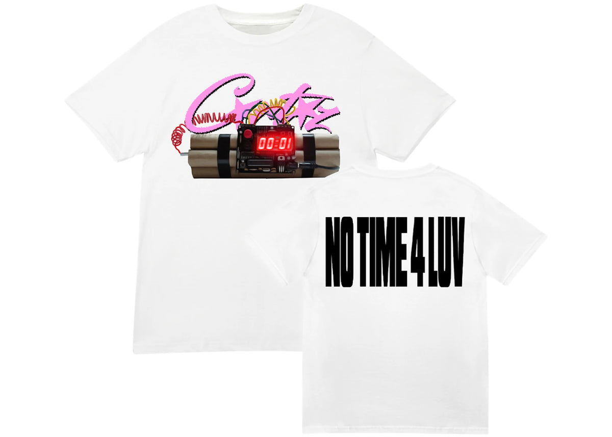 Corteiz No Time 4 Luv Tee White - vue secondaire A