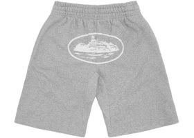 Corteiz OG Alcatraz Shorts Heather Grey