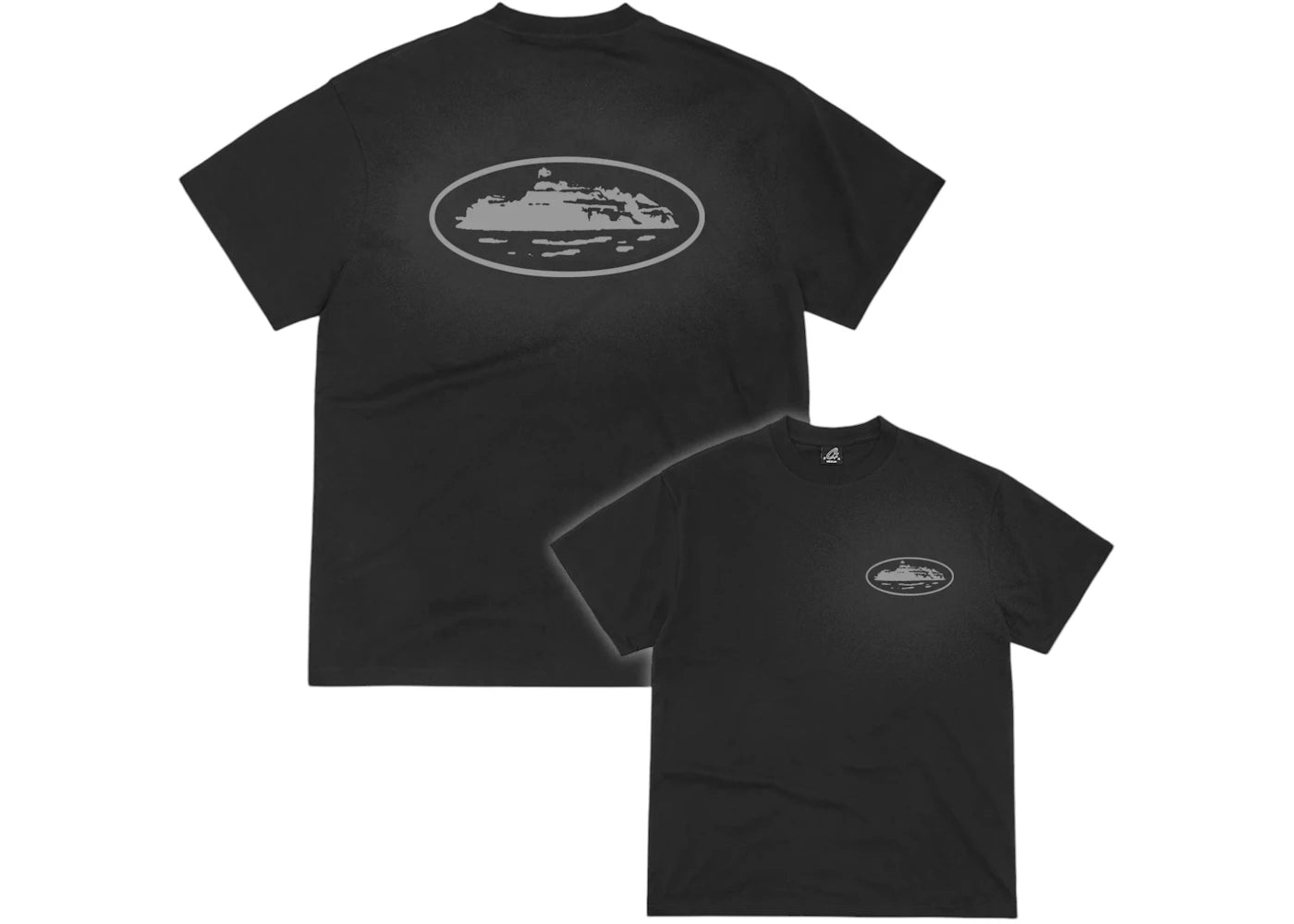 Corteiz OG Island Tee Reflective Black - vue secondaire B