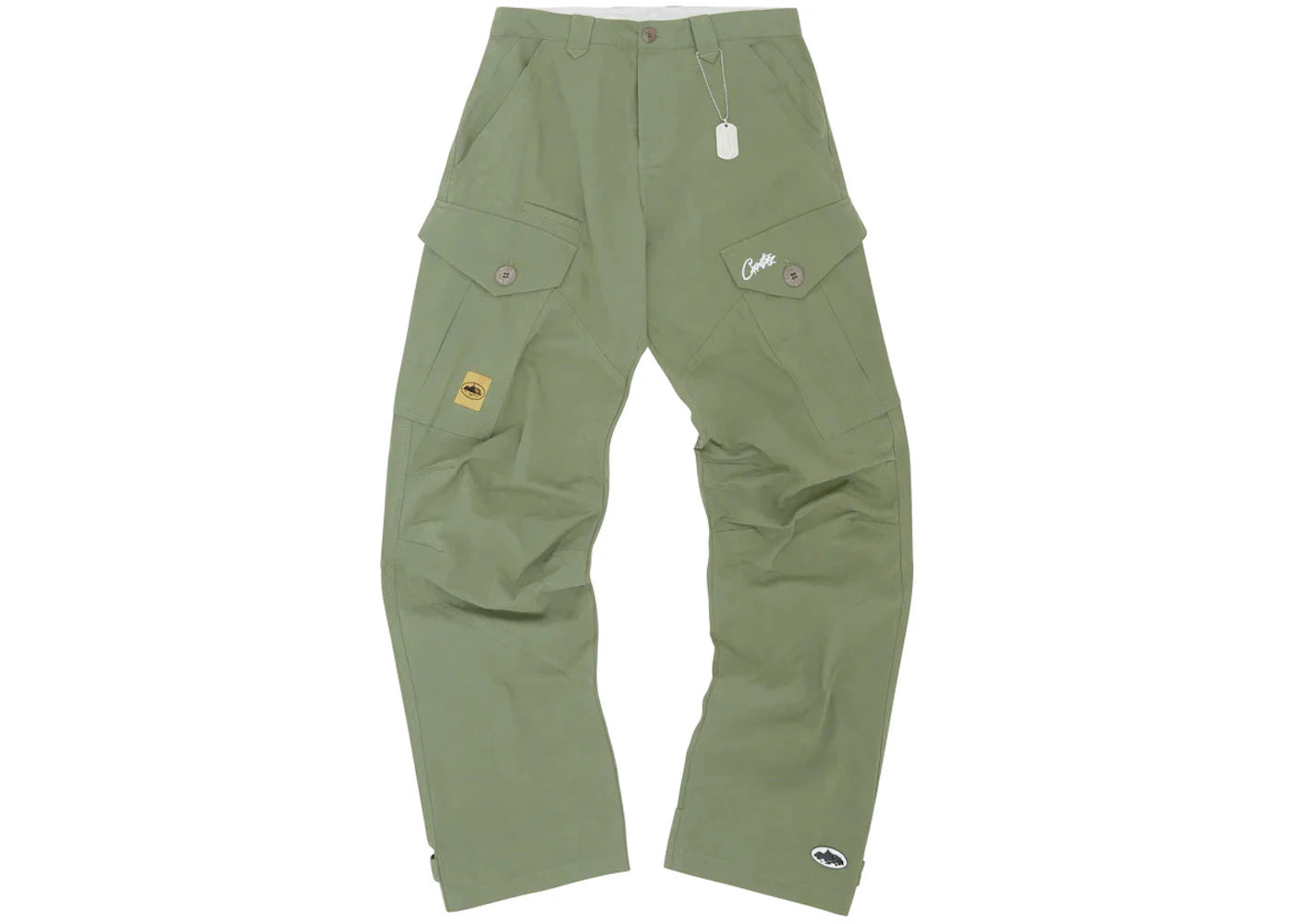 Corteiz Storm Cargo Pants Khaki - vue secondaire A