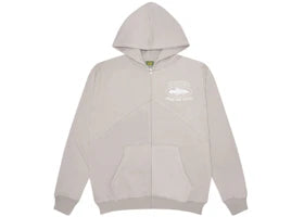 Corteiz Superior V2 Zip-Up Hoodie Stone Grey