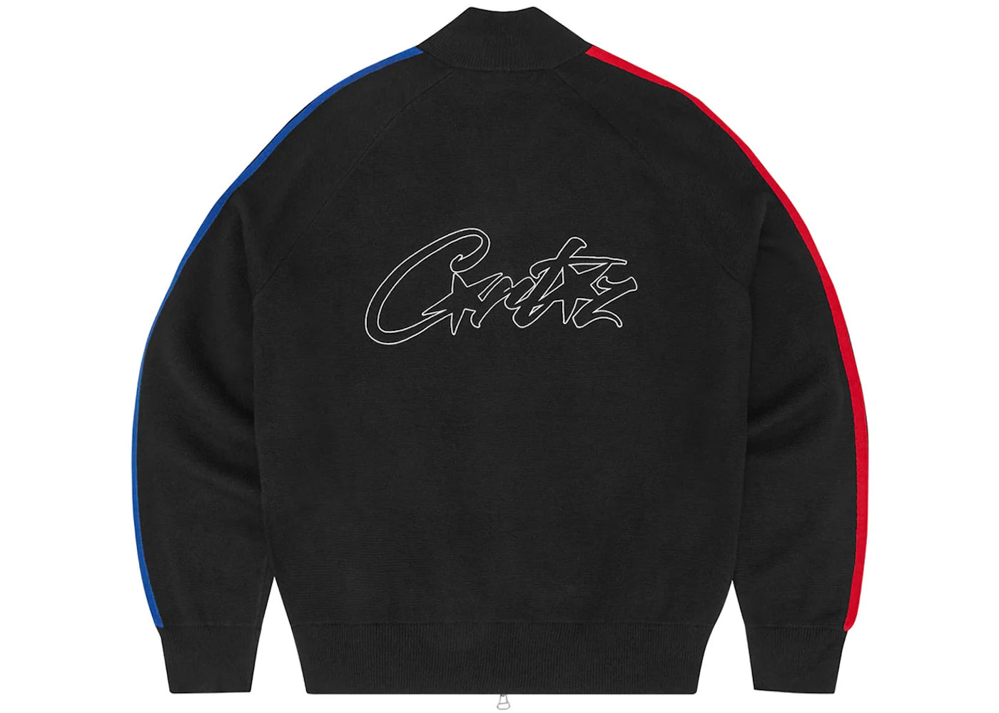 Corteiz VVS Knit Zip Black/Red/Blue - vue secondaire B