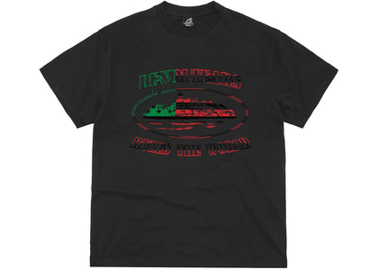 Corteiz x Denim Tears Cortears OG Alcatraz Tee Black - authentic Corteiz product