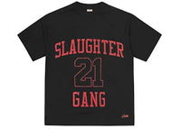 Corteiz x Slaughter Gang 21 Savage Mesh T-shirt Black