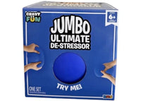 Crazy Fun Jumbo Ultimate DeStressor Squishy Fidget Toy Blue
