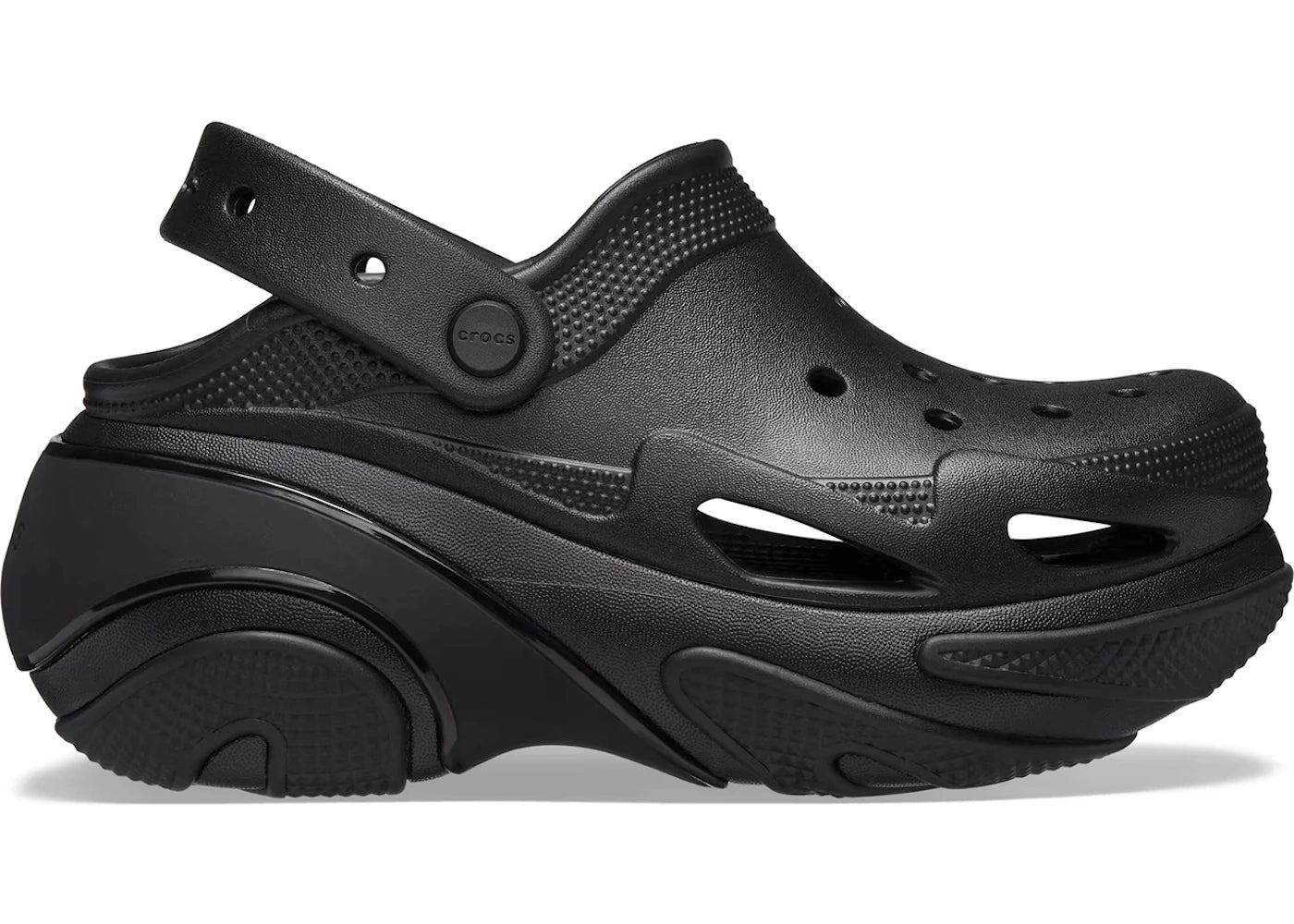Crocs Bubble Crush Clog Triple Black - vue 360