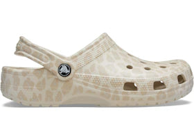 Crocs Classic Animal Clog Leopard Almond Tint (Women's)