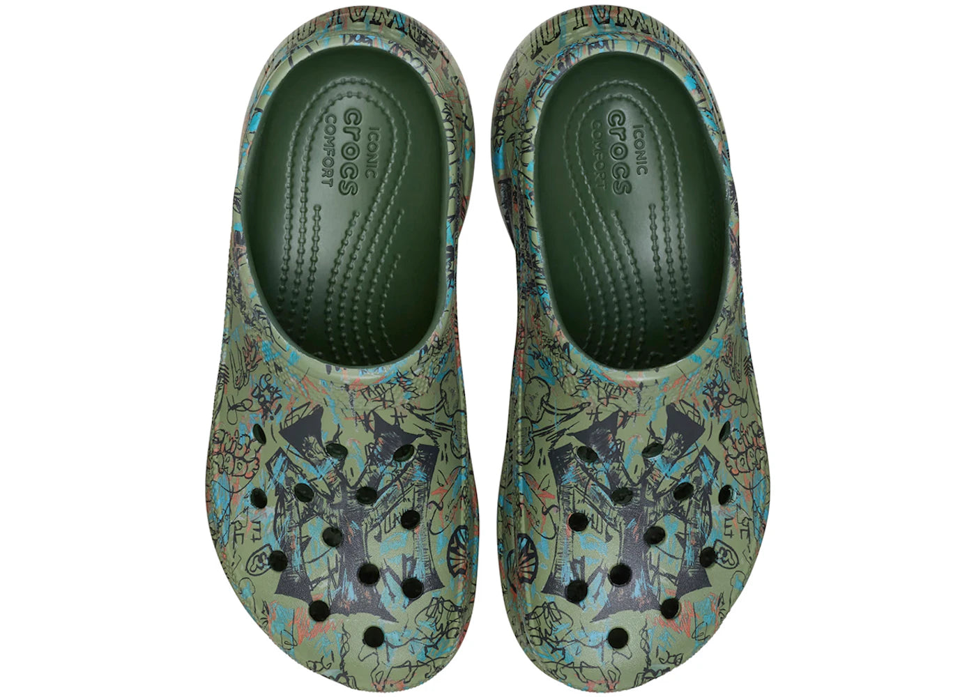 Crocs Classic Bae Clog Mowalola Forest (Women's) - vue secondaire B