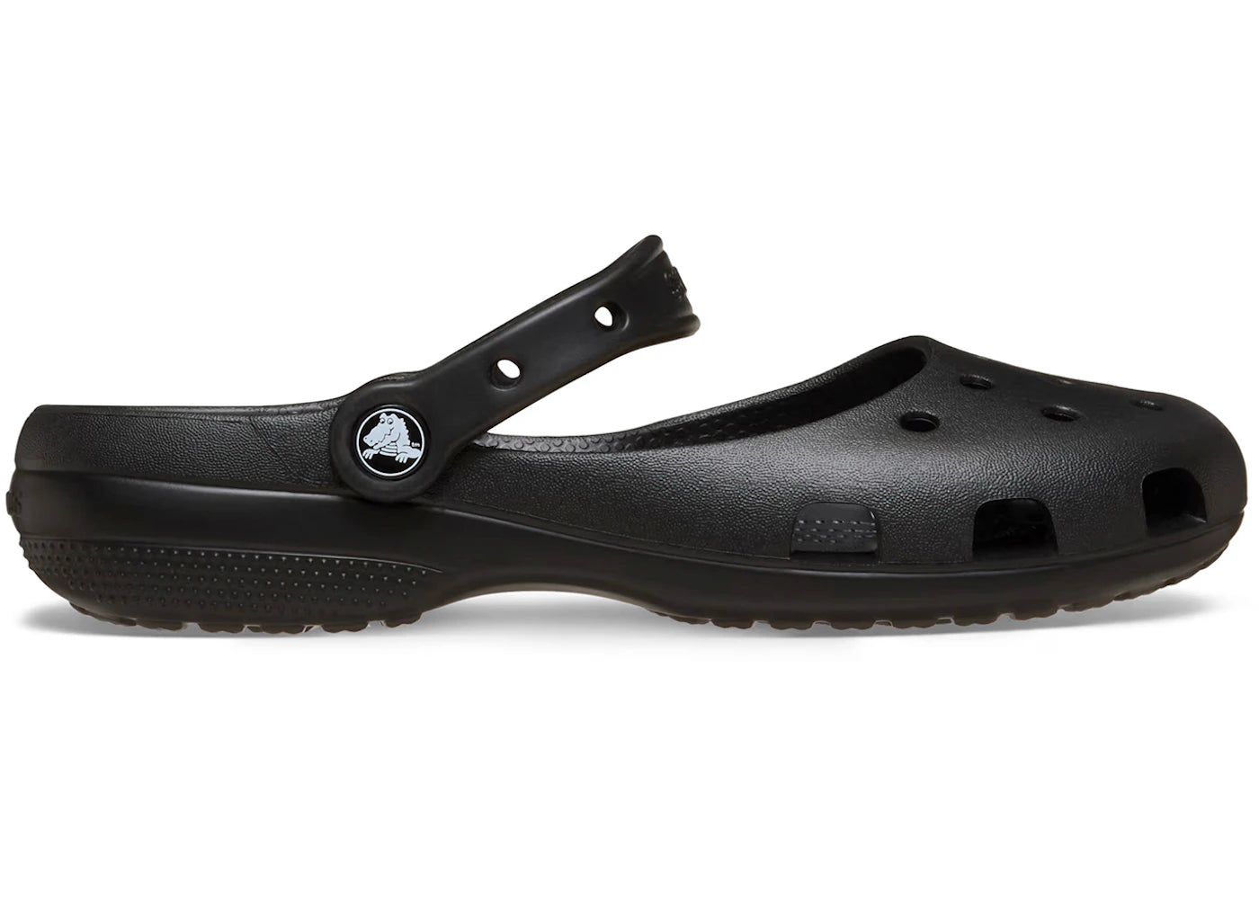 Crocs Classic Ballet Flat Black (Women's) - vue 360