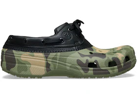 Crocs Classic Boat Clog Duck Camo Black Cargo - authentic Crocs sneakers
