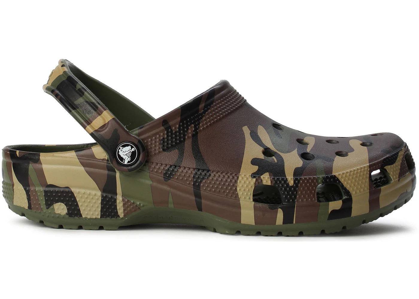 Crocs Classic Clog Camouflage Army Green Multi - vue 360