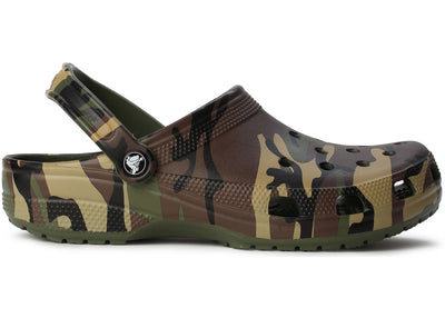 Crocs Classic Clog Camouflage Army Green Multi