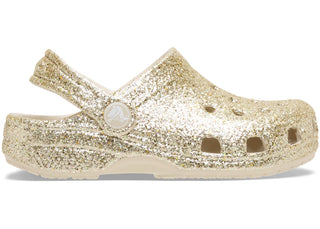 Crocs Classic Chunky Glitter Clog Sandstone (Kids) - sneakers view 2