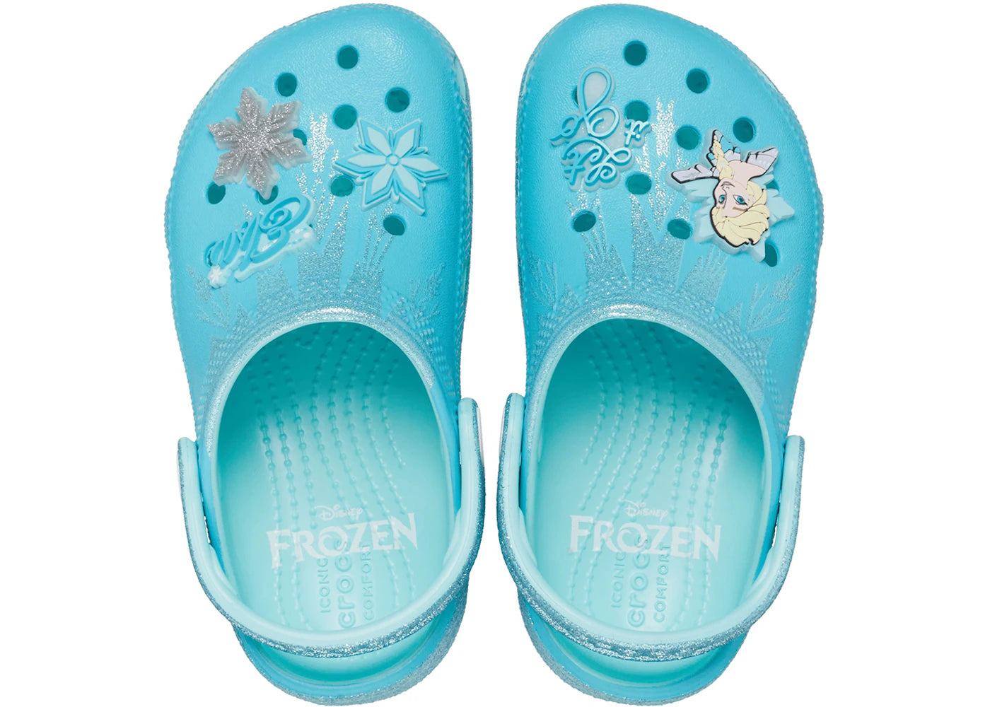 Crocs Classic Clog Disney Frozen Elsa (TD) - vue secondaire B