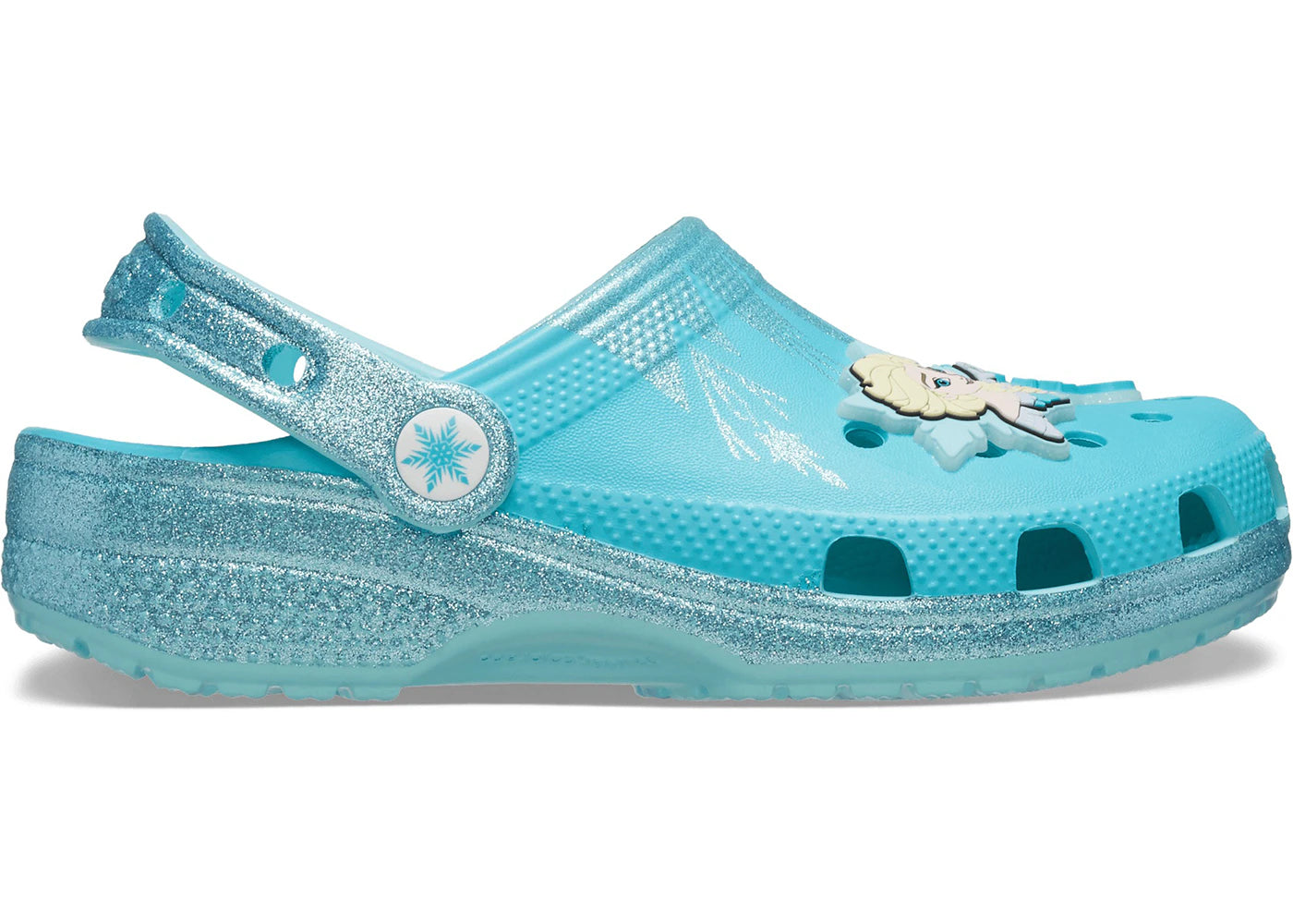 Crocs Classic Clog Disney Frozen Elsa (TD) - vue secondaire A