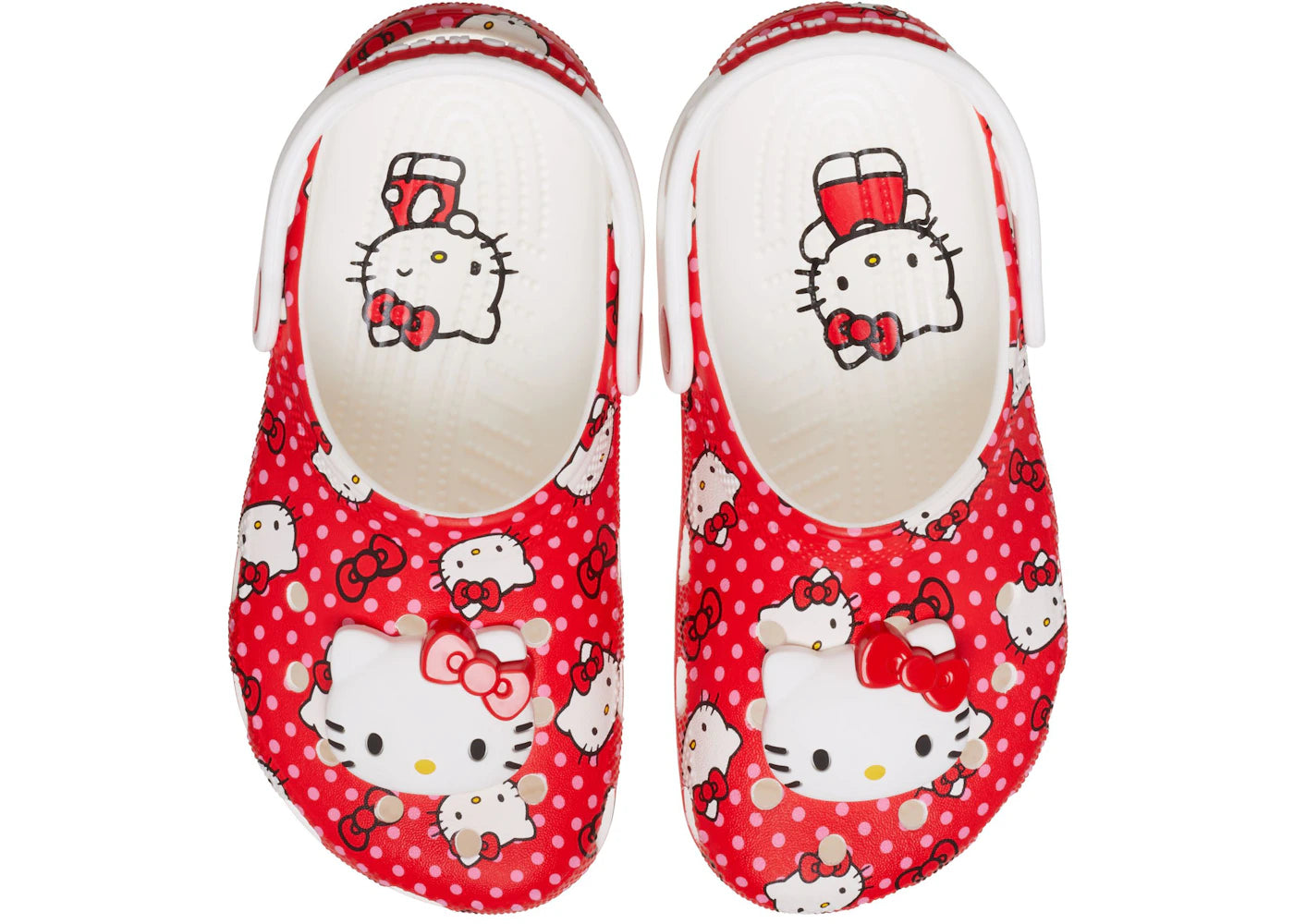 Crocs Classic Clog Hello Kitty Red Polka Dots (Kids) - vue secondaire A