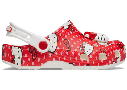 Crocs Classic Clog Hello Kitty Red Polka Dots (Kids) - authentic Crocs sneakers