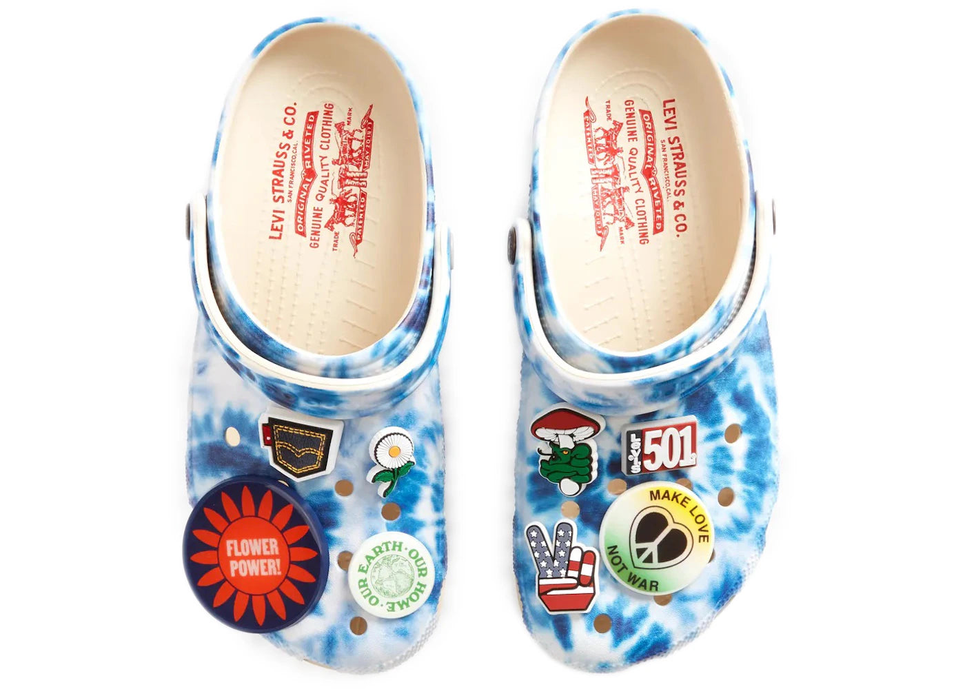 Crocs Classic Clog Levi's Tie-Dye - vue secondaire B