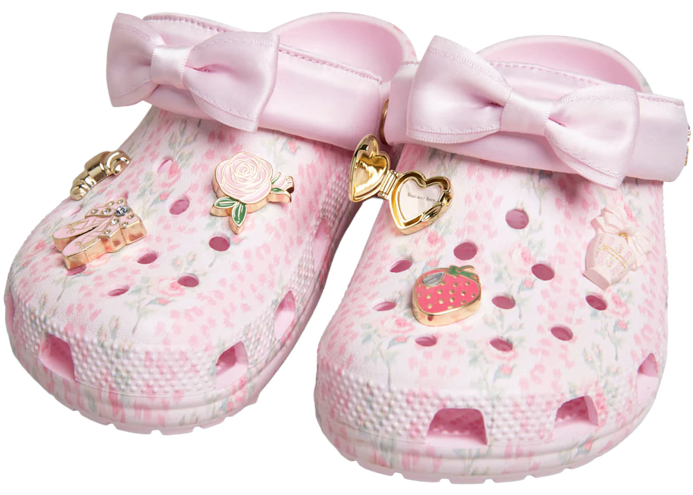 Crocs Classic Clog LoveShackFancy Pink Milk (Kids) - vue secondaire A