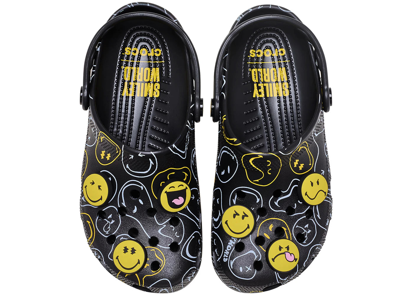 Crocs Classic Clog SmileyWorld - vue secondaire A