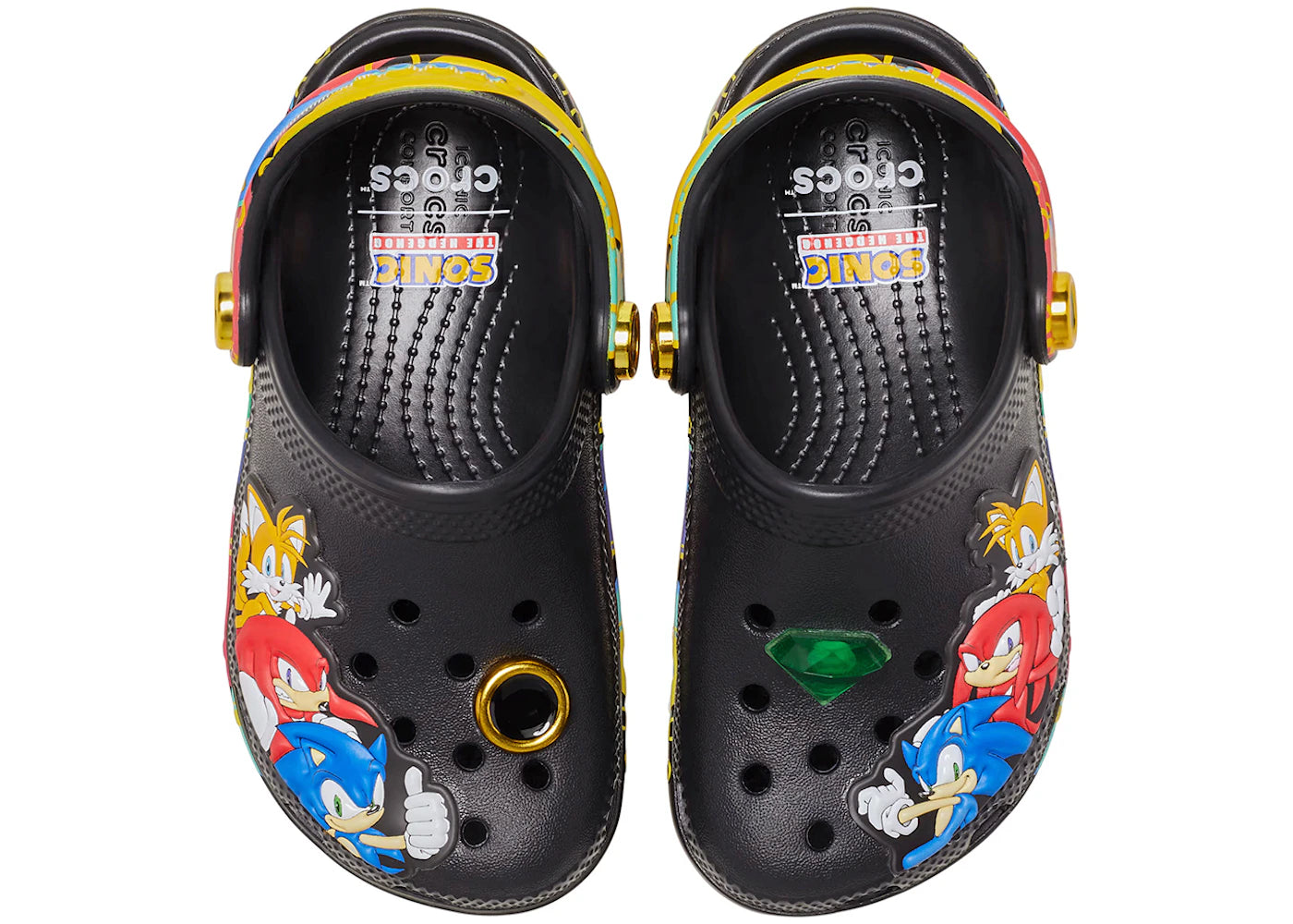 Crocs Classic Clog Sonic The Hedgehog Black (TD) - vue secondaire B