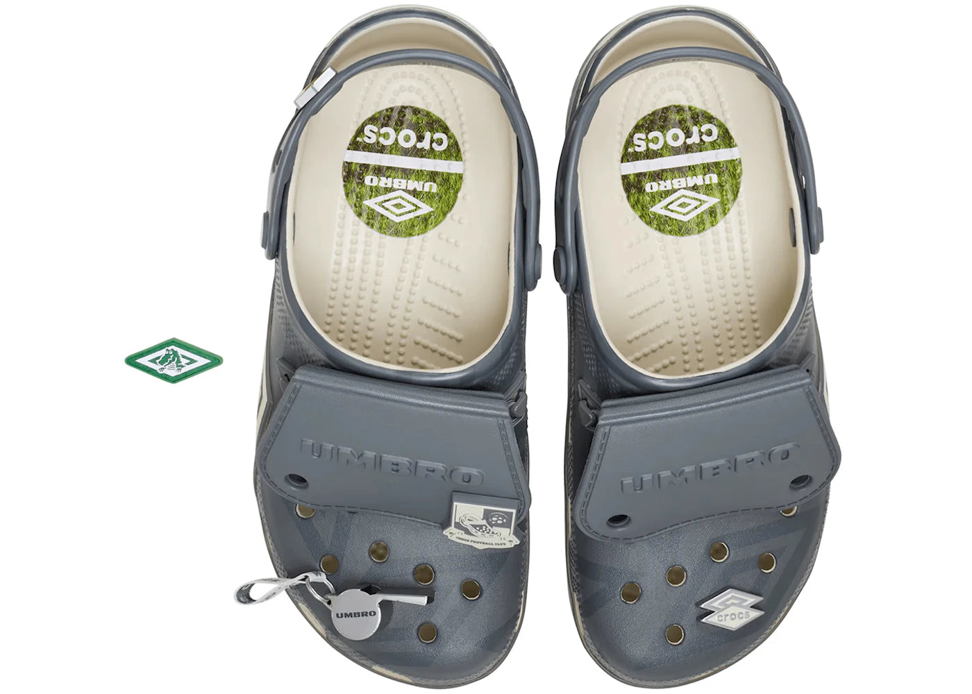 Crocs Classic Clog Umbro Bone Slate Grey - vue secondaire B