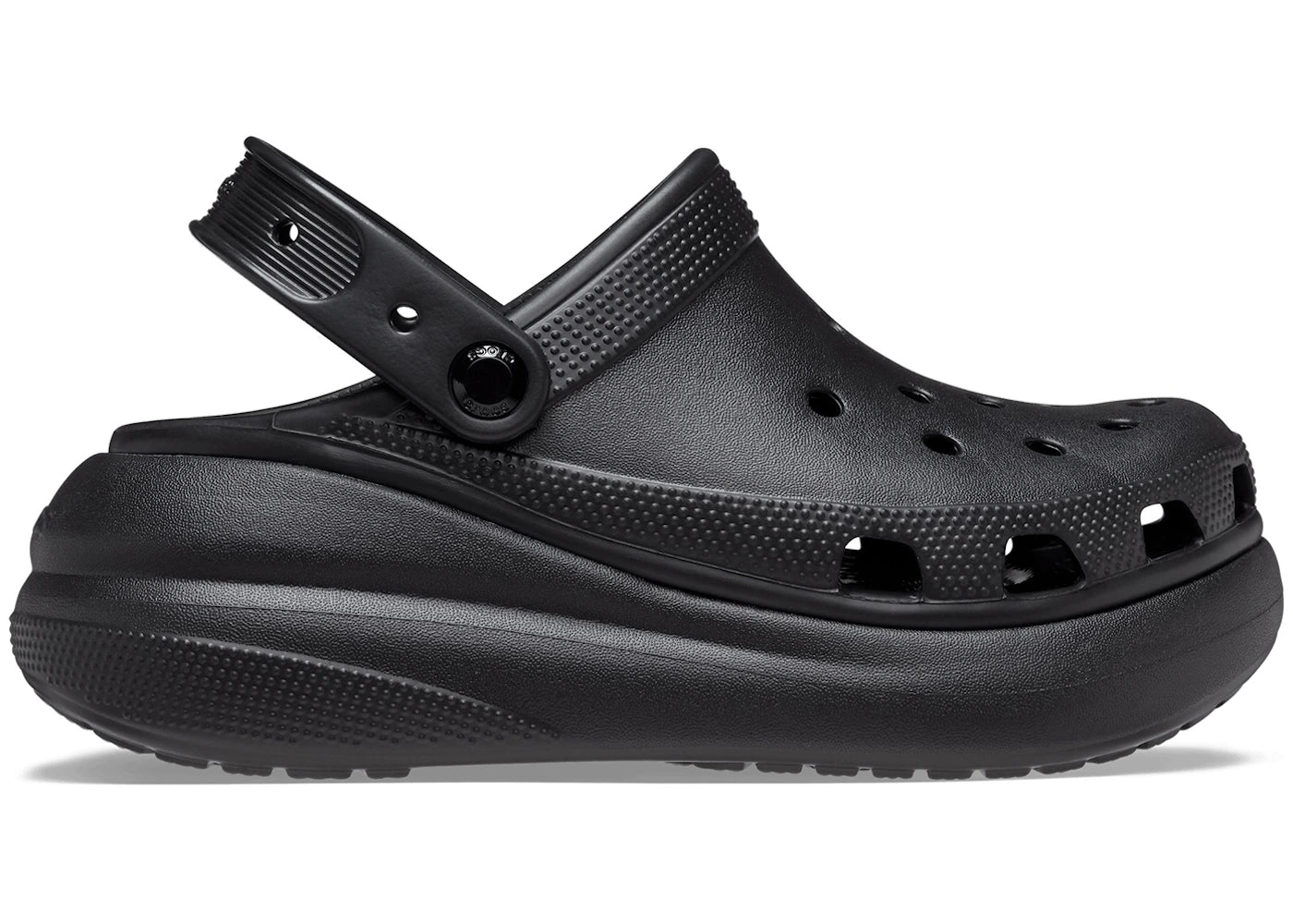 Crocs Classic Crush Clog Black - vue 360