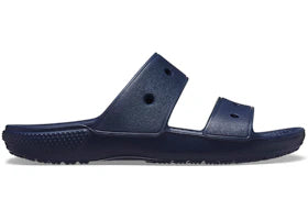 Crocs Classic Double Band Slide Sandals Navy