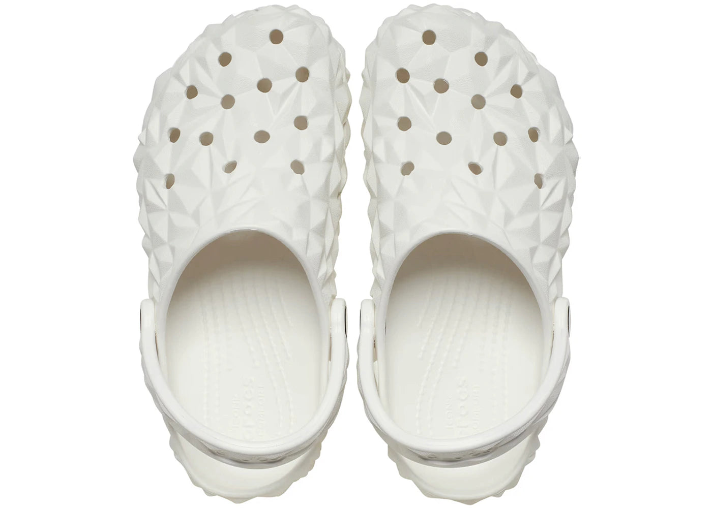 Crocs Classic Geometric Clog White - vue secondaire B