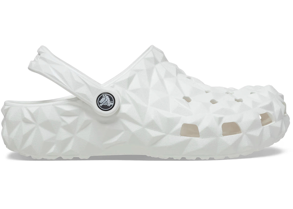 Crocs Classic Geometric Clog White - vue secondaire B