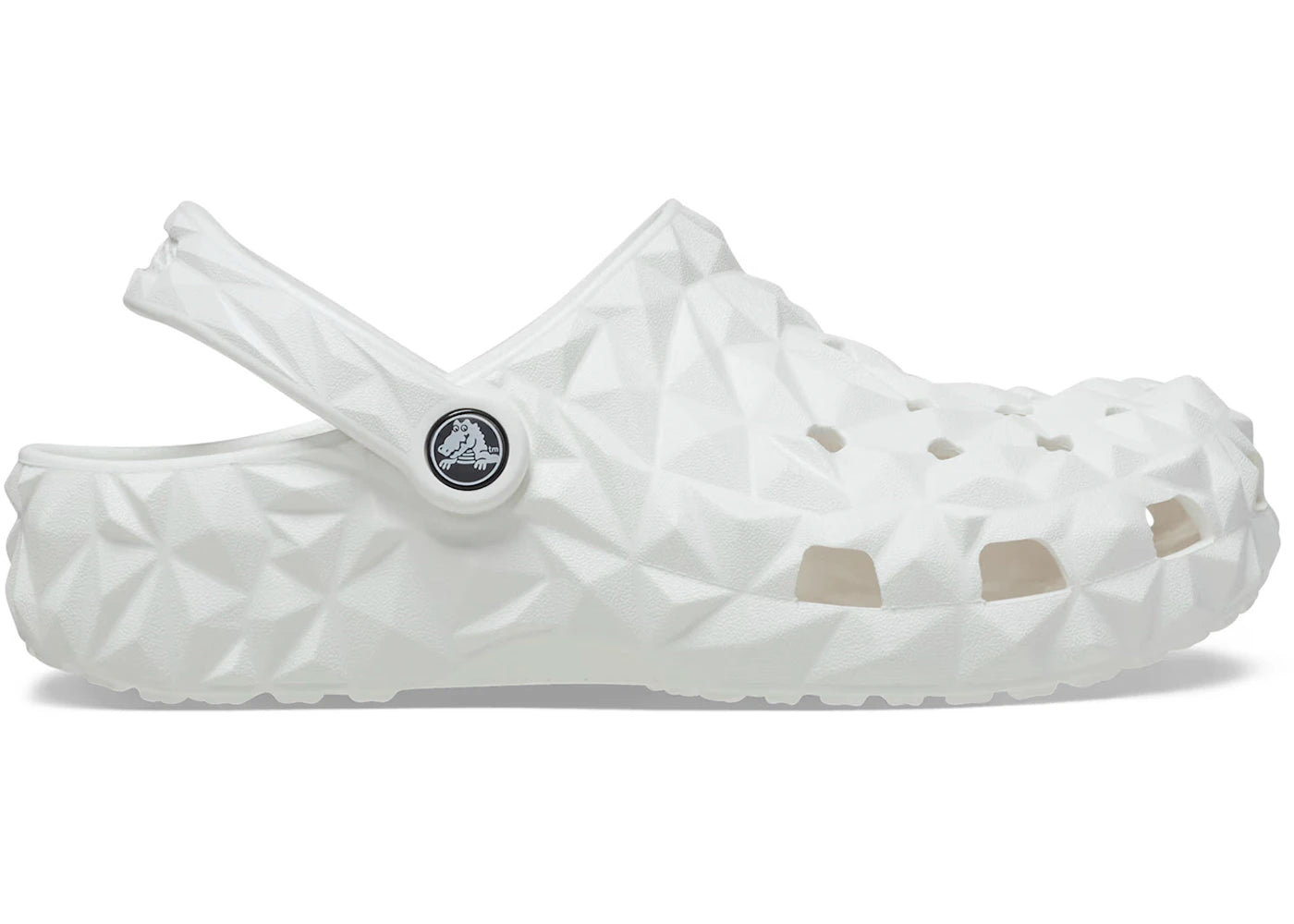 Crocs Classic Geometric Clog White - vue secondaire A