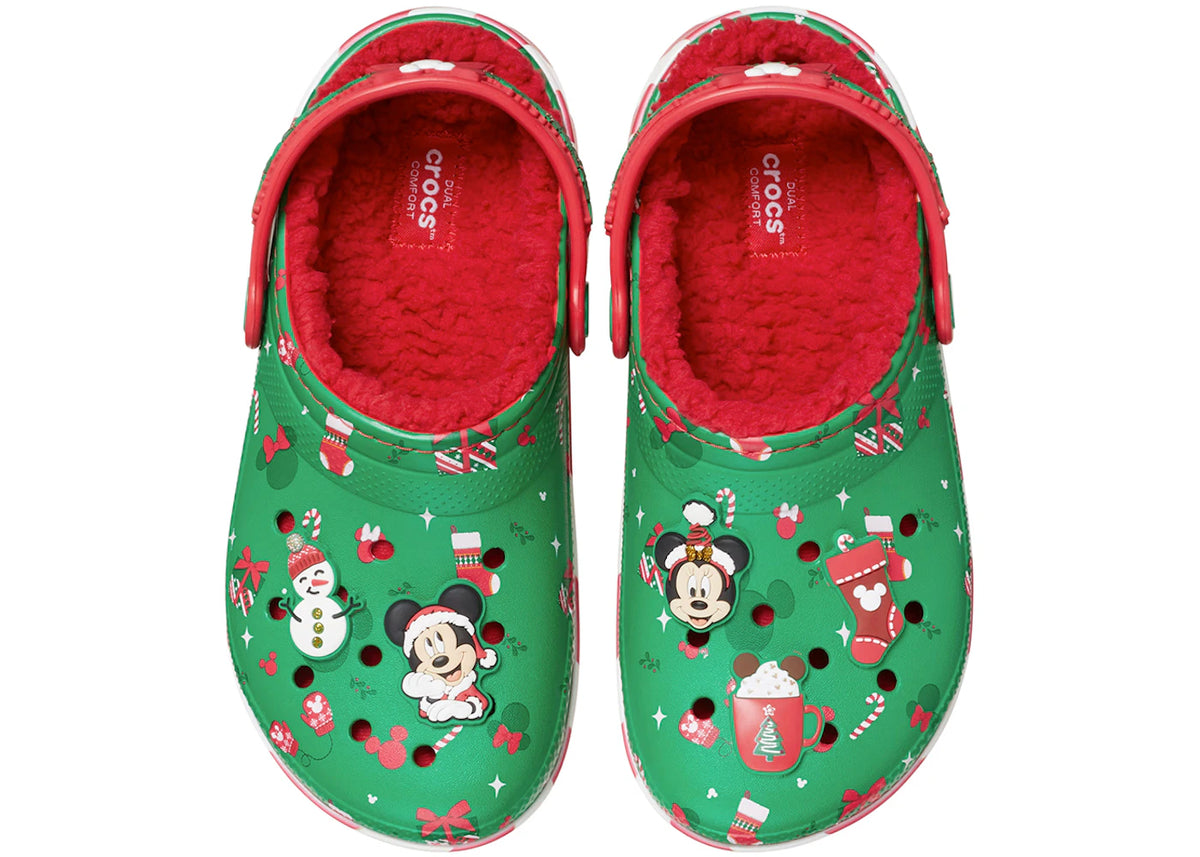 Crocs Classic Lined Clog Disney Mickey Mouse Holiday (Kids) - vue secondaire B