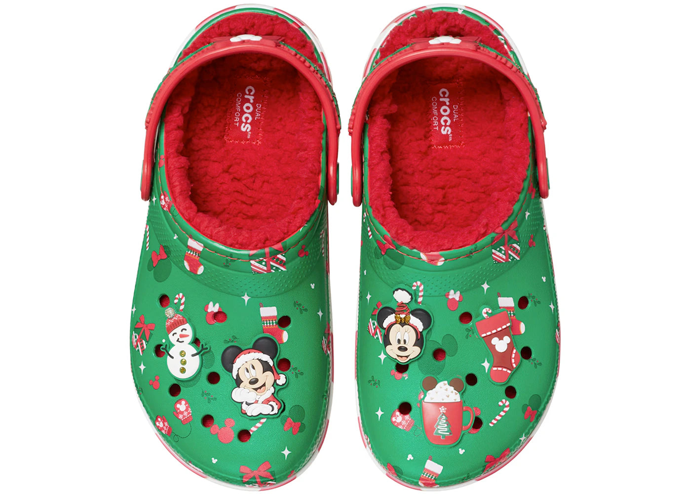 Crocs Classic Lined Clog Disney Mickey Mouse Holiday (TD) - vue secondaire B