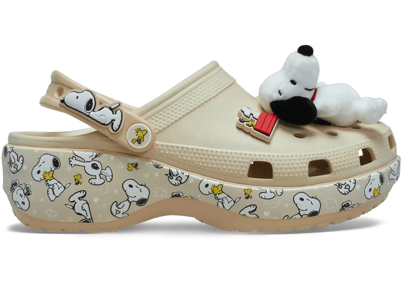 Crocs Classic Platform Clog Peanuts (Women's) - vue secondaire A