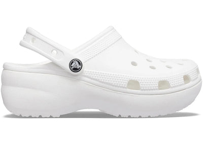 Crocs Classic Platform Clog White (Women's)
