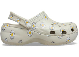 Crocs Classic Platform Floral Clog Meteor (Women's) - vue 360