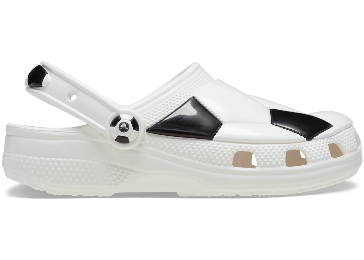 Crocs Classic Soccer Clog White Black (TD) - vue secondaire A