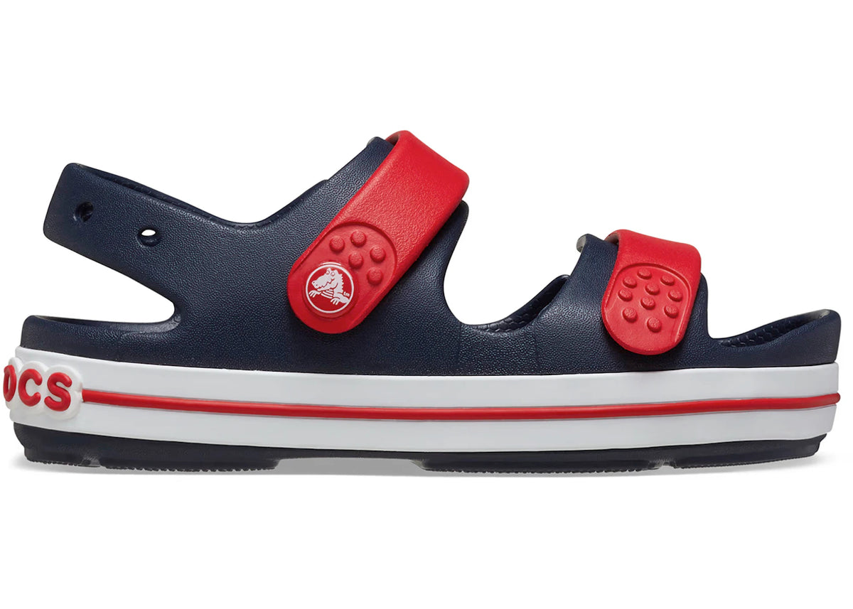 Crocs Crocband Cruiser Sandal Navy Varsity Red (Kids) - vue secondaire A