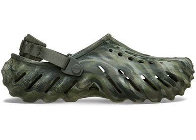 Crocs Echo Clog Marbled Dusty Olive Multi
