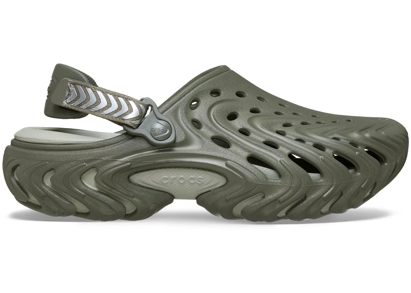 Crocs Echo II Clog Chrome Silver - vue secondaire A