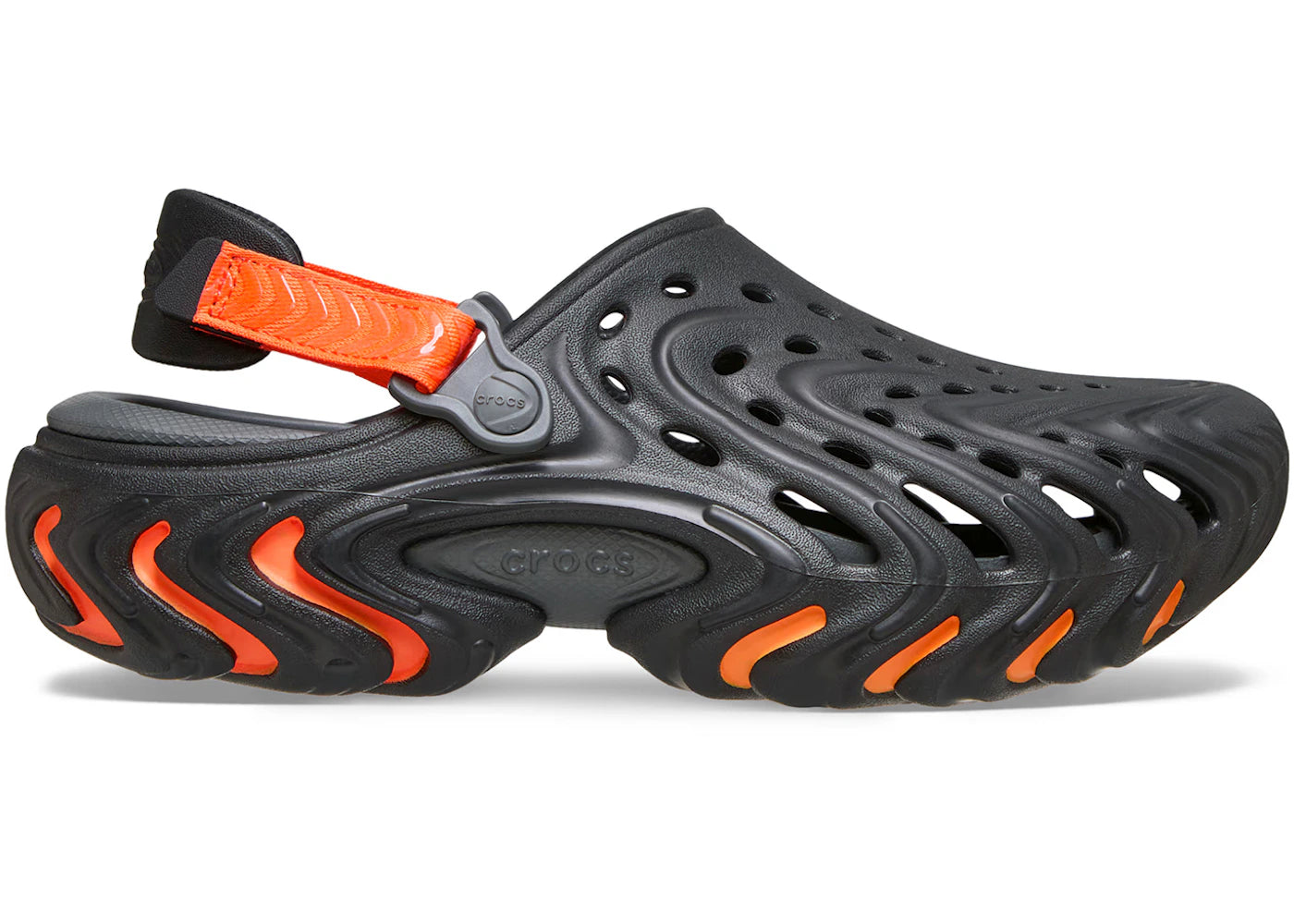 Crocs Echo II Clog Orange Burst - vue 360
