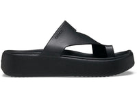 Crocs Getaway Platform Toe Loop Flip Black (Women's)
