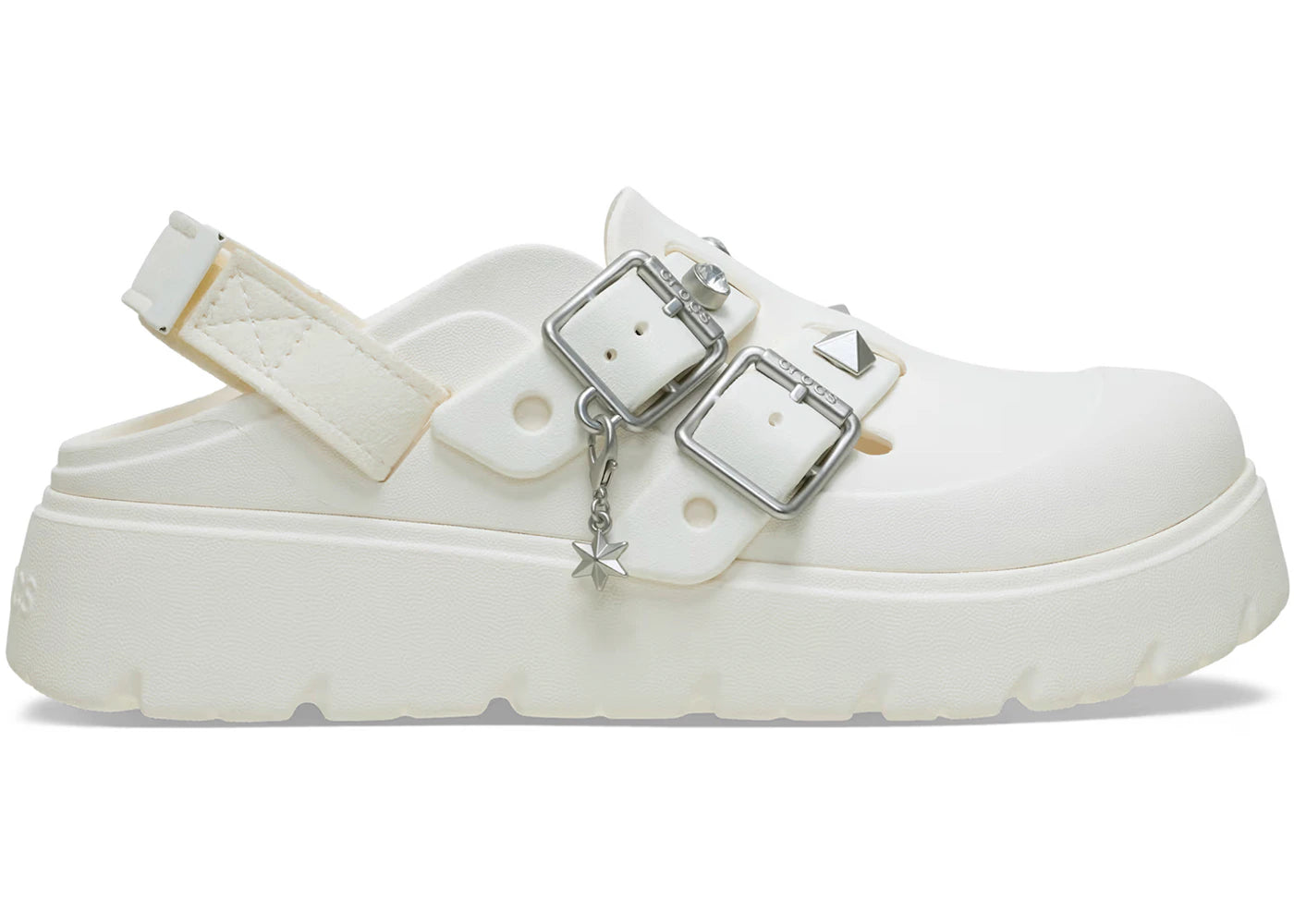Crocs Loaferette Star Studded Clog Chalk (Women's) - vue secondaire A