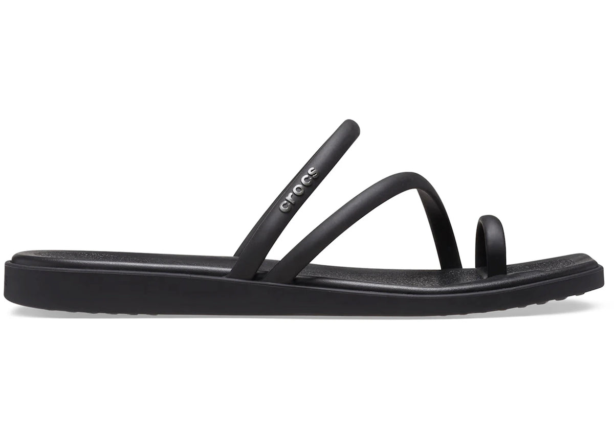 Crocs Miami Toe Loop Sandal Black (Women's) - vue secondaire A