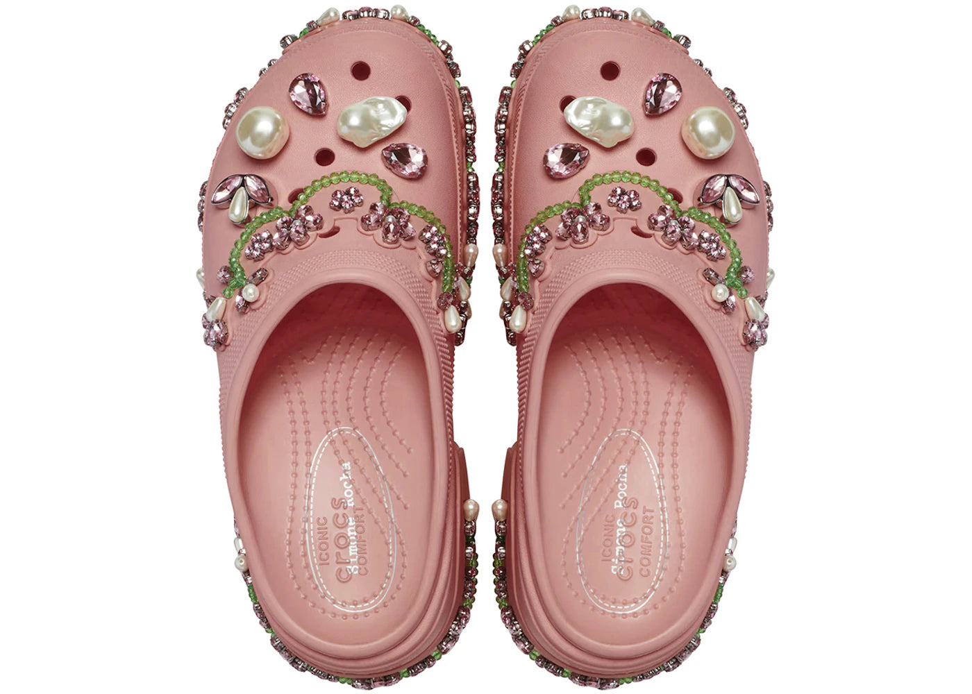 Crocs Siren Clog Simone Rocha Powder Pink - vue secondaire A