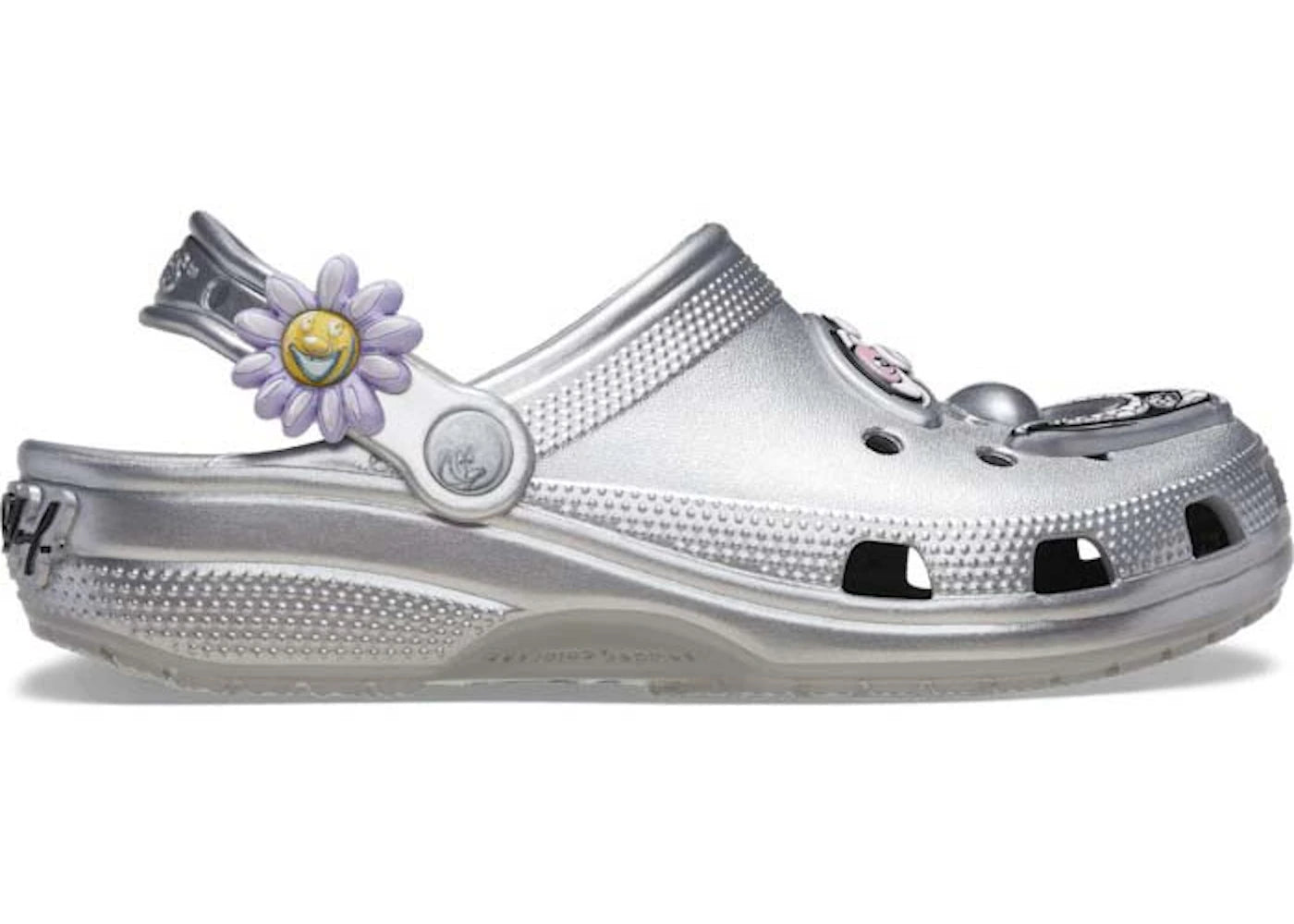 Crocs x Kenny Scharf Classic Clog Silver - vue secondaire A