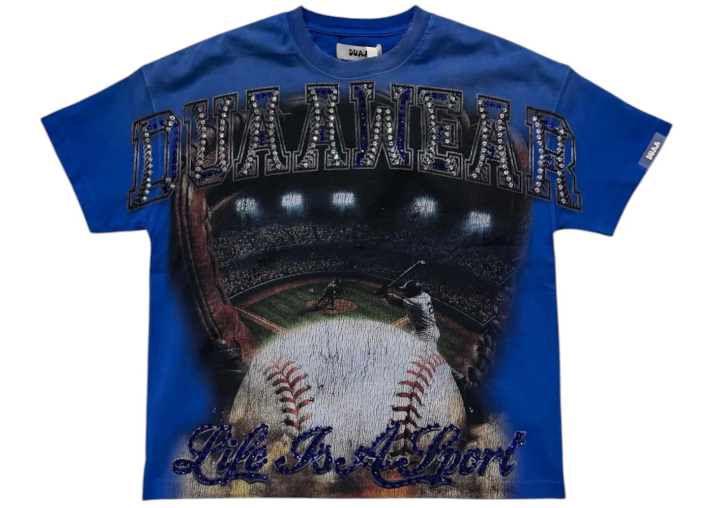 DUAA Homerun Tee Blue - vue secondaire A