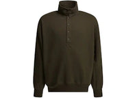 Daiwa Pier 39 Half Button Closure Sweatshirt Brown